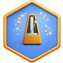 Finding rhythm badge