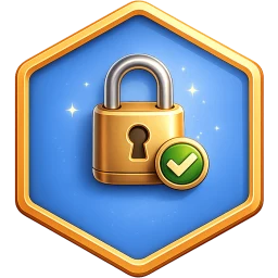 Locked In badge, locked