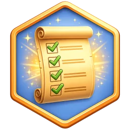 Quest finisher badge